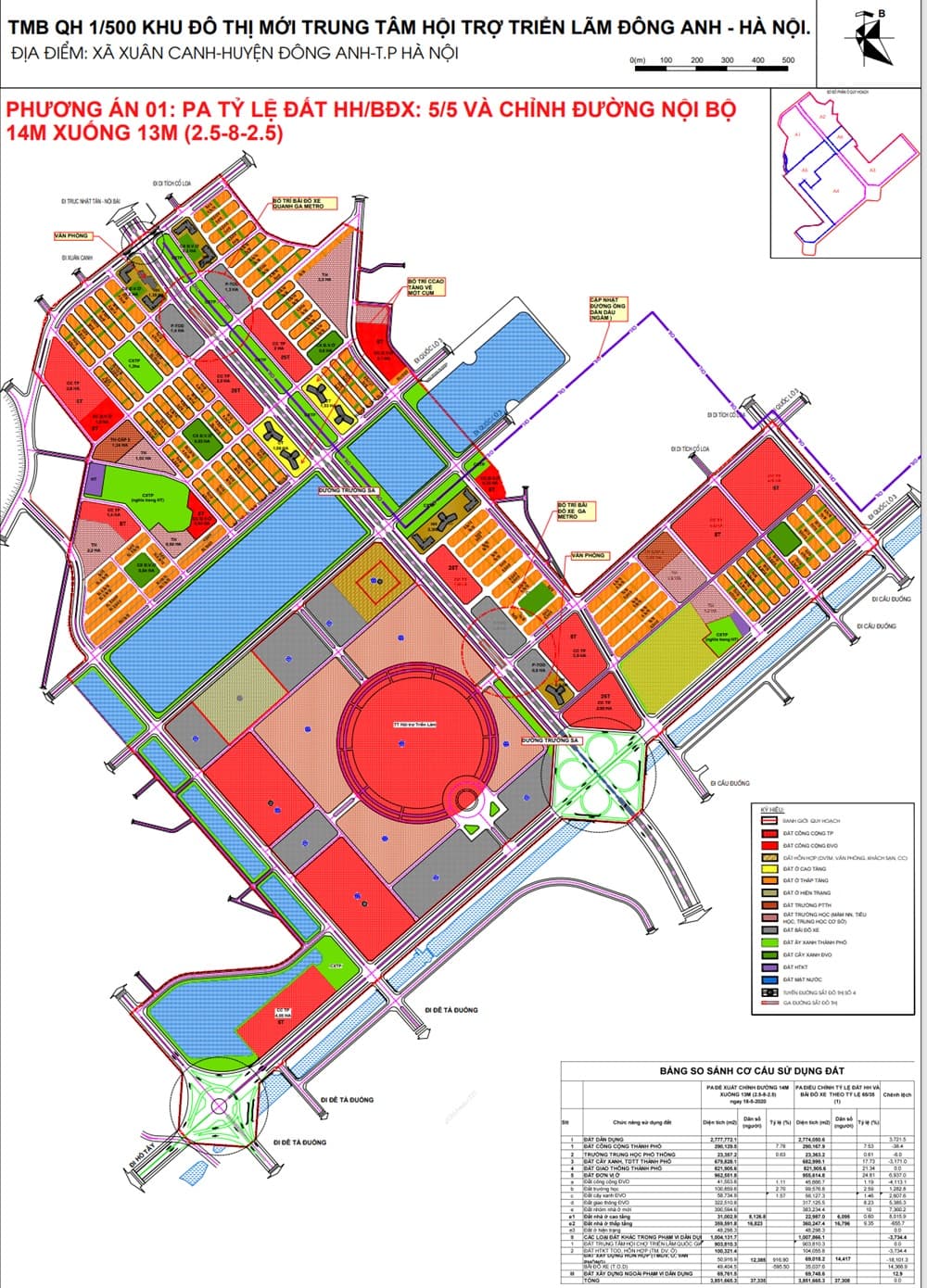 Trục đường nội khu Vinhomes Global Gate Cổ Loa