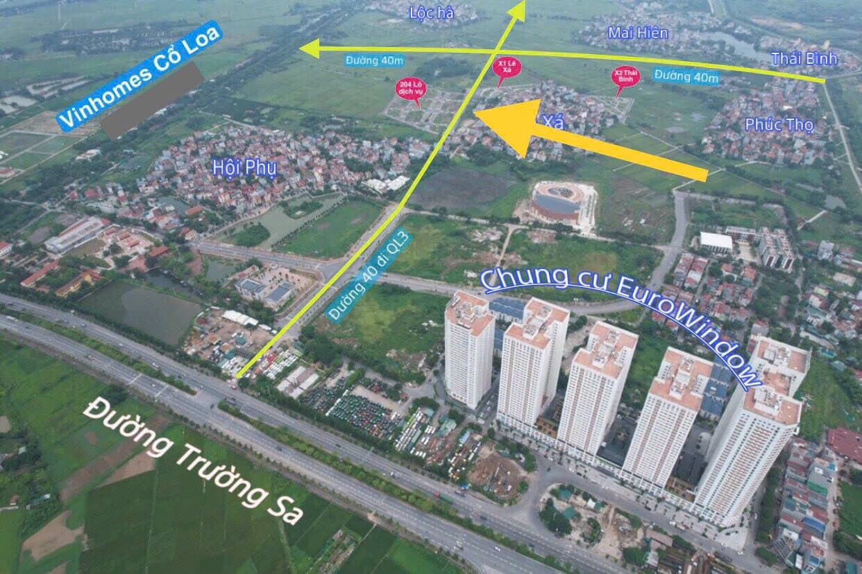 Chủ cần bán gấp đất Mai Lâm Đông Anh giá rẻ DT 65m2 đường ô tô rộng 3m cách cầu Đông Trù 600m